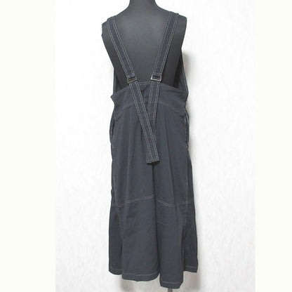 IENA タスラン V ネック ドレス ジャンパー スカート