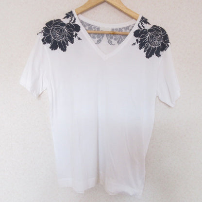 DRIES VAN NOTEN フラワープリント コットンTシャツ