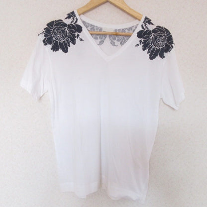 DRIES VAN NOTEN フラワープリント コットンTシャツ
