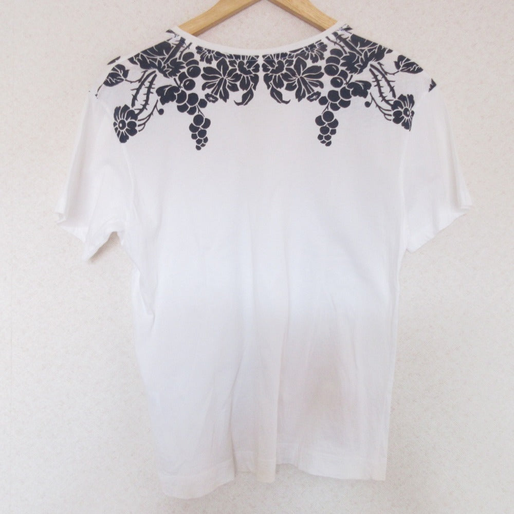 DRIES VAN NOTEN フラワープリント コットンTシャツ