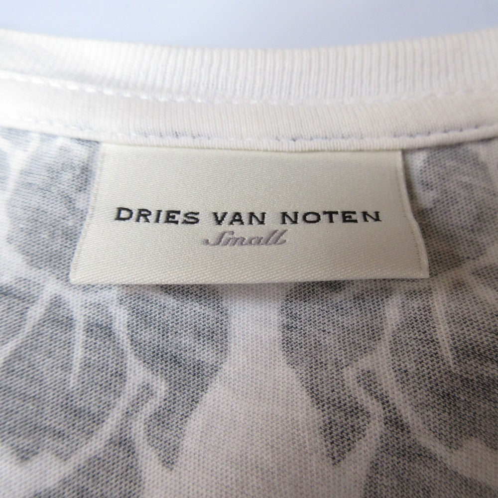 DRIES VAN NOTEN フラワープリント コットンTシャツ
