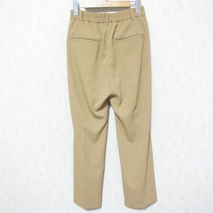 SLOBE IENA センタープレス リラックス パンツ
