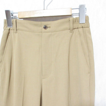 SLOBE IENA センタープレス リラックス パンツ