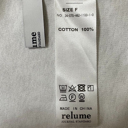 JOURNAL STANDARD relume バックプリーツ ハーフスリーブトップ