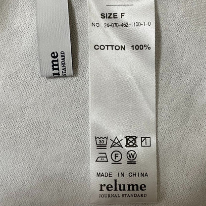 JOURNAL STANDARD relume バックプリーツ ハーフスリーブトップ