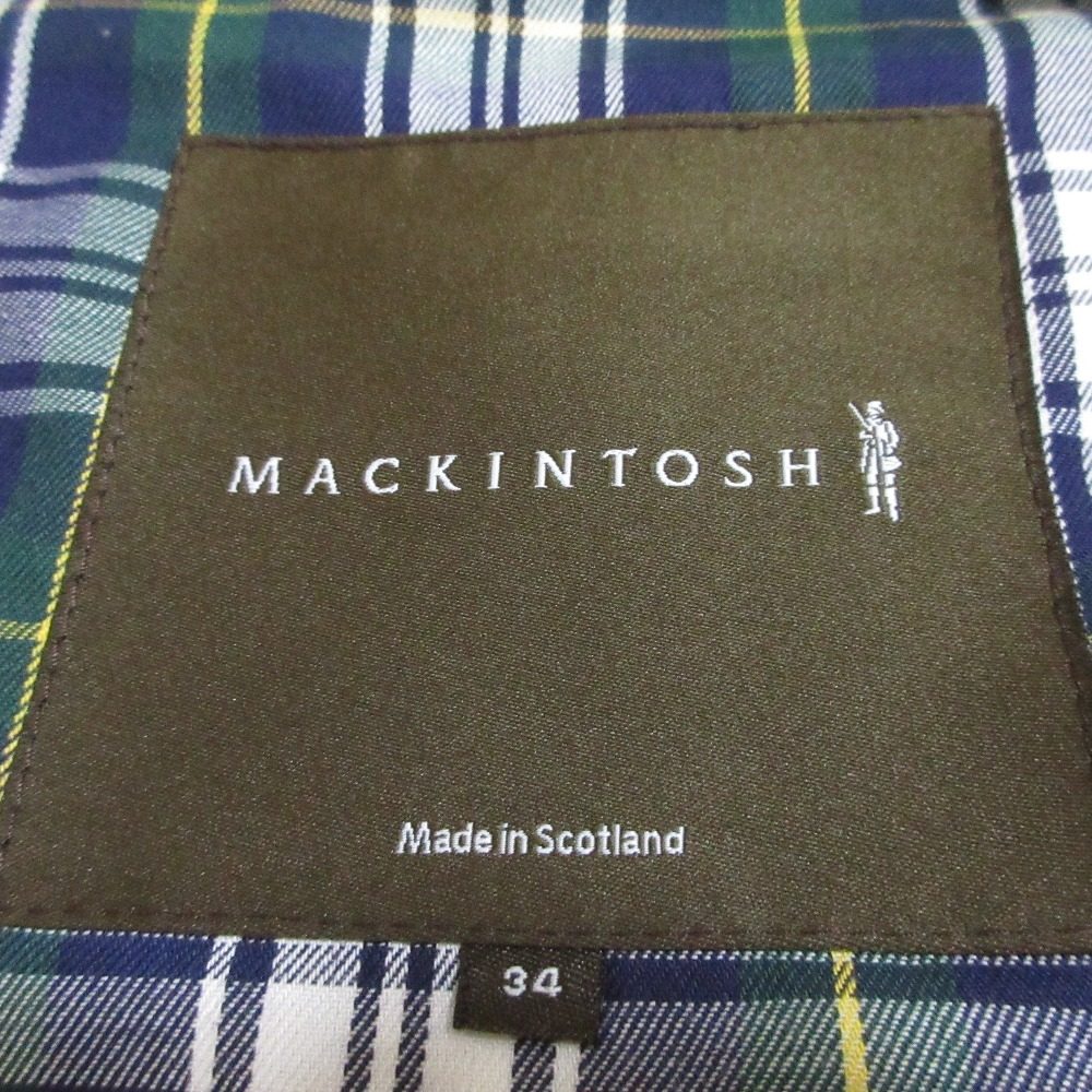 マッキントッシュ フード付き リネン コート