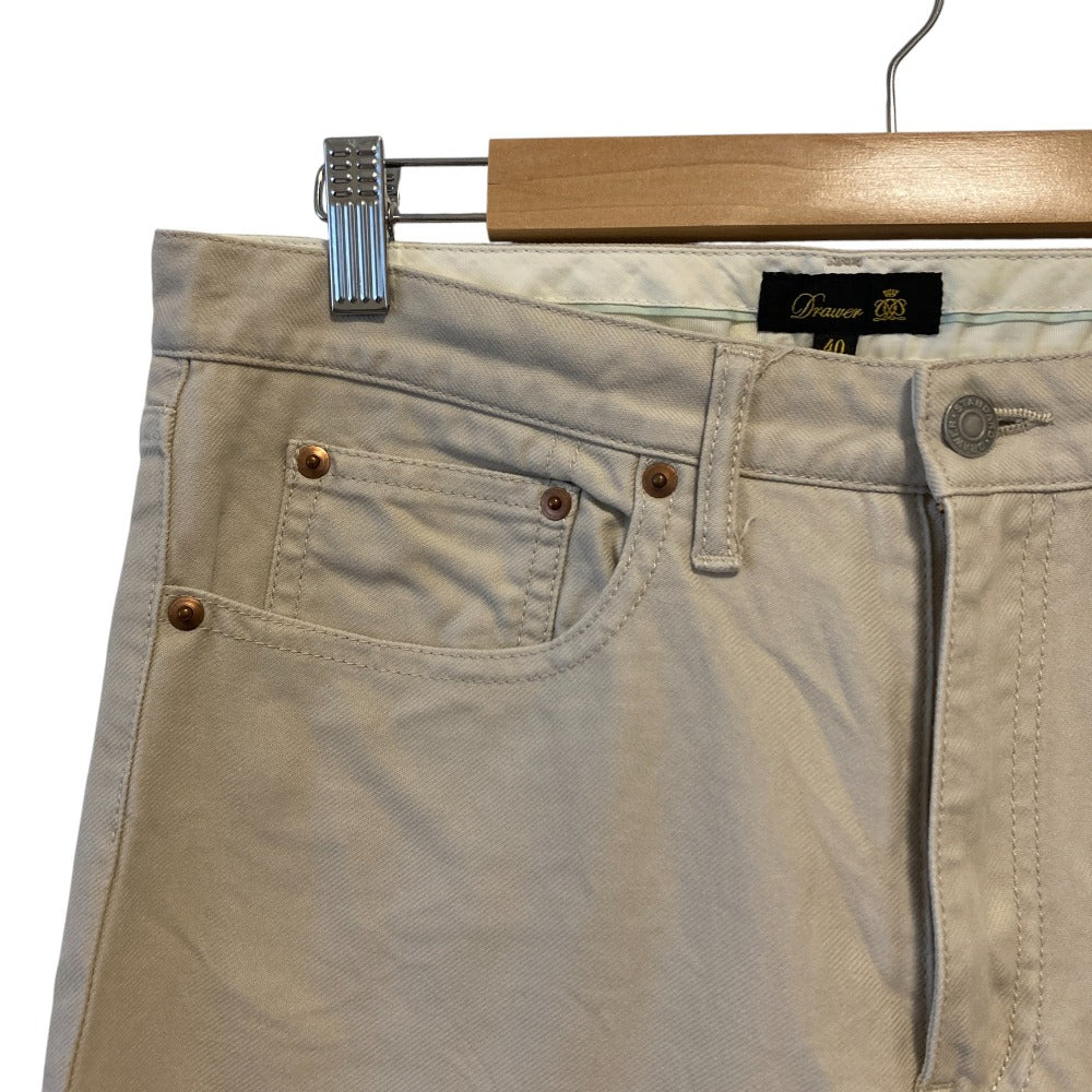 Drawer ストレート コットン パンツ
