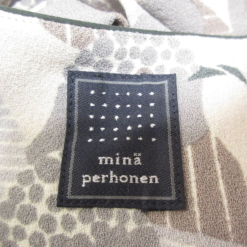 mina perhonen シンギング メリリー ウール シルク ドレス