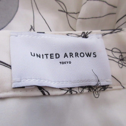 UNITED ARROWS フラワー プリント シアー マキシ スカート