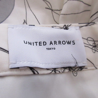 UNITED ARROWS フラワー プリント シアー マキシ スカート