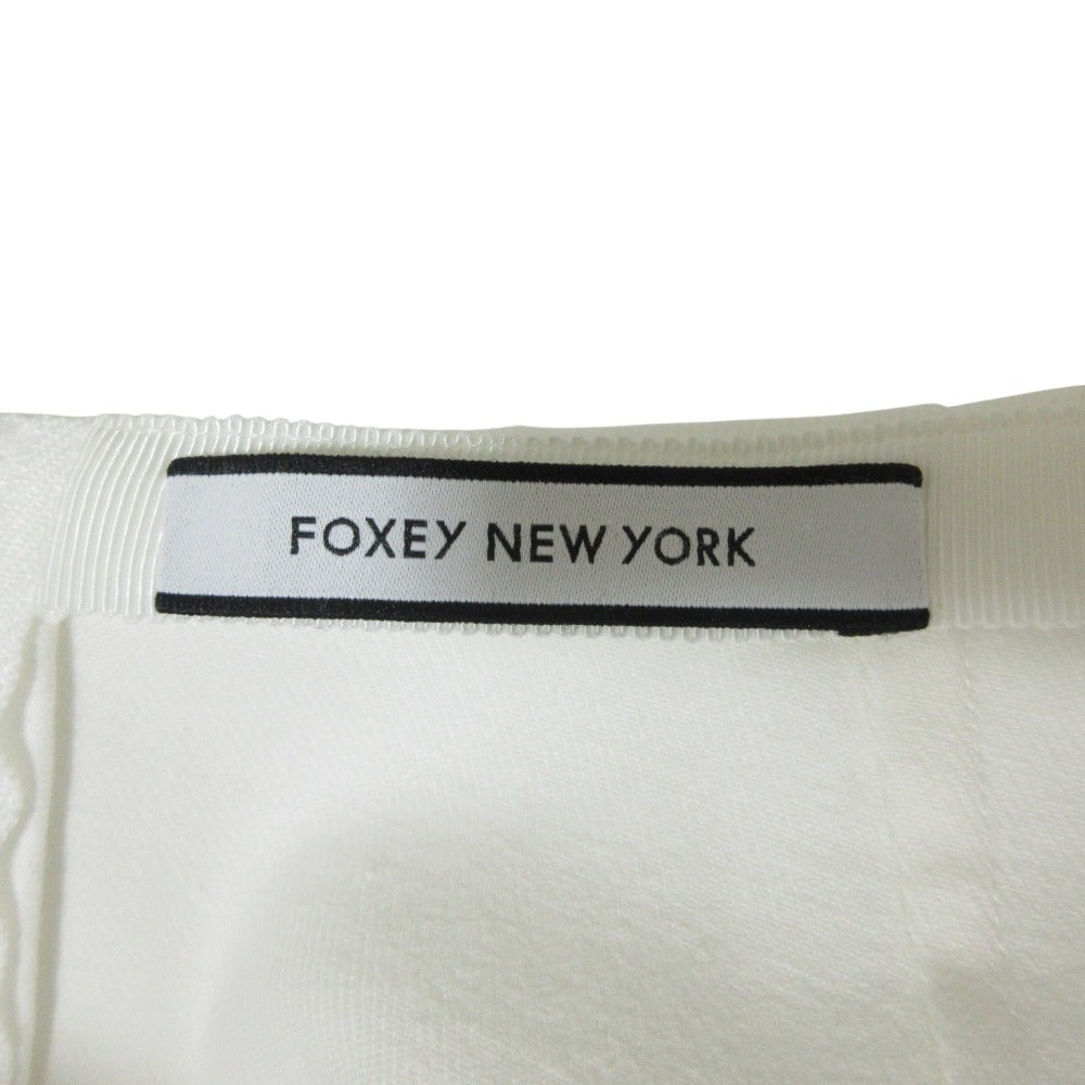 FOXEY NEW YORK ホワイト チューリップ スカート