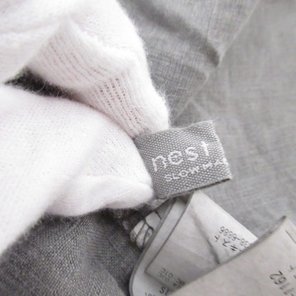 nest Robe スウィッチング ギャザード ドレス コットン ドレス