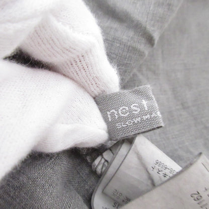 nest Robe スウィッチング ギャザード ドレス コットン ドレス