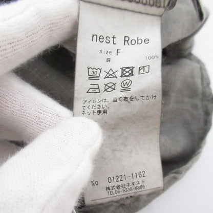 nest Robe スウィッチング ギャザード ドレス コットン ドレス