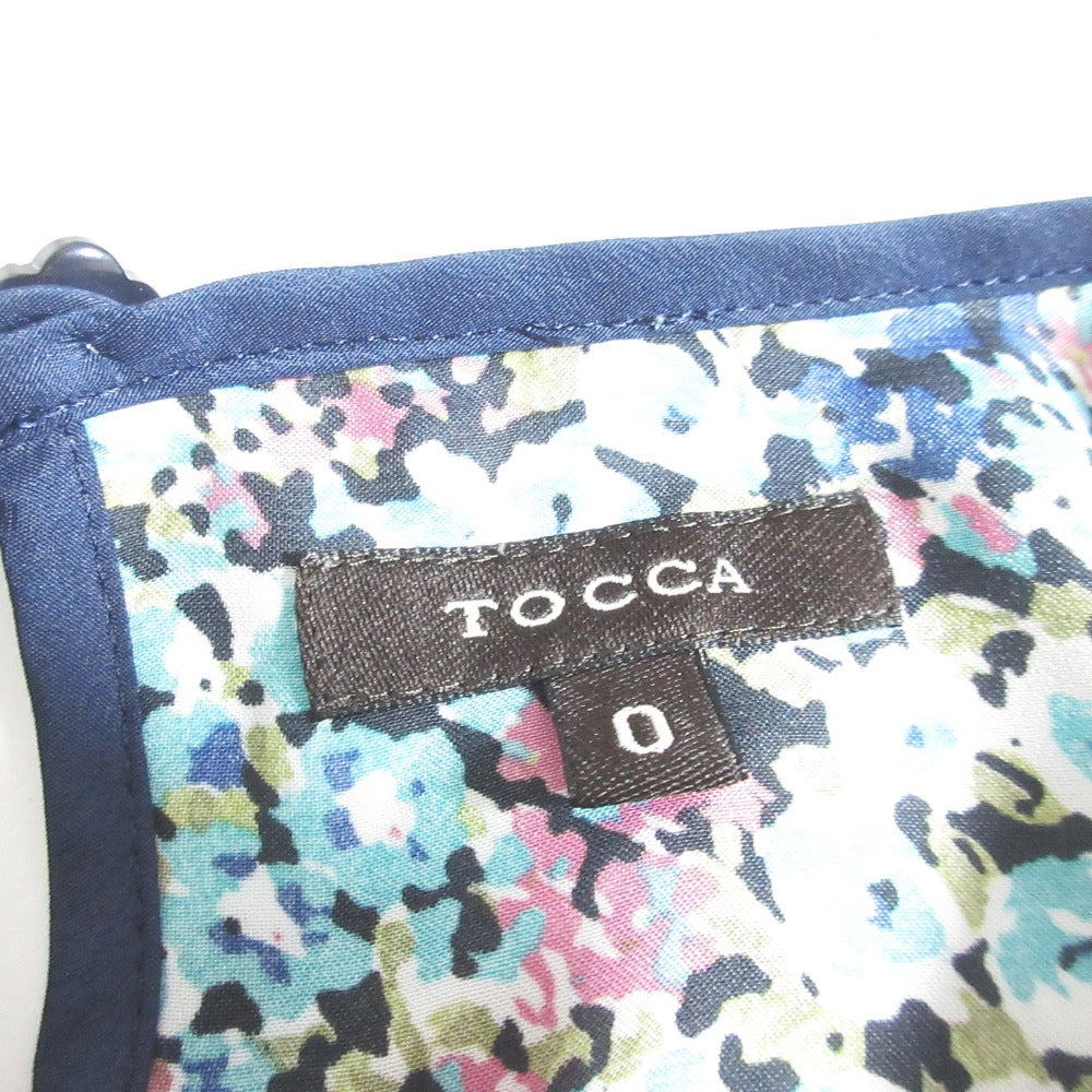 TOCCA フラワー プリント シフォン ドレス