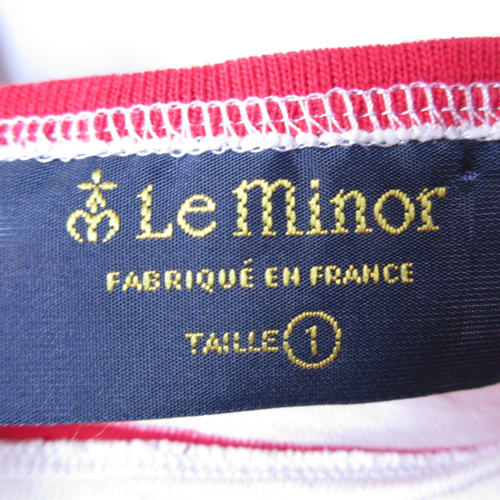 Le Minor ボーダー コットン Tシャツ