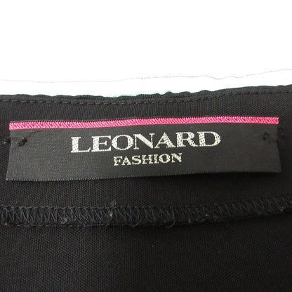 LEONARD フラワー プリント トリム ドレス