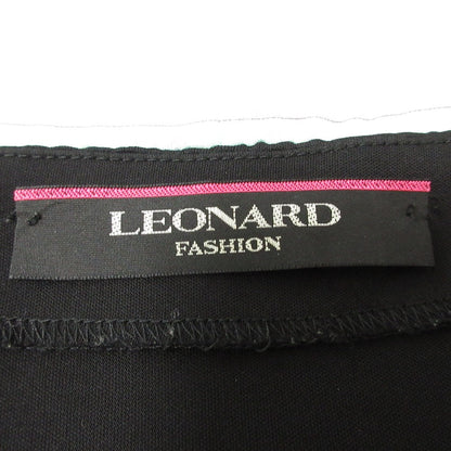 LEONARD フラワー プリント トリム ドレス