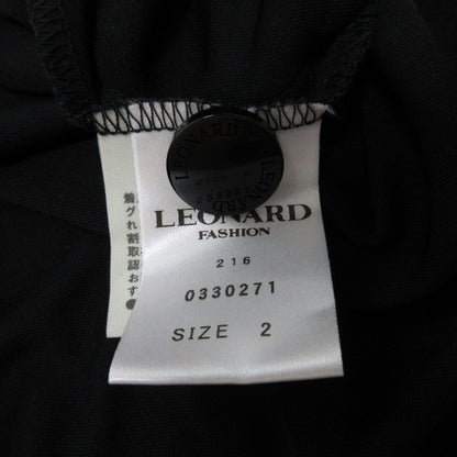 LEONARD フラワー プリント トリム ドレス