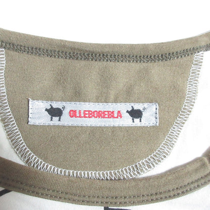 Olleborebla ブタサン プリント フレア カットソー