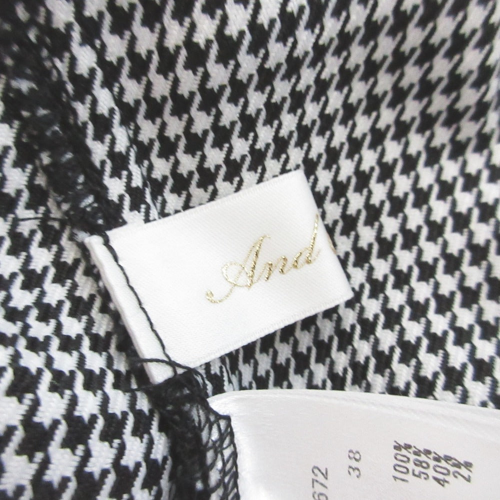 And Couture ハウンドトゥース ロング ドレス