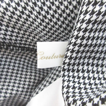 And Couture ハウンドトゥース ロング ドレス