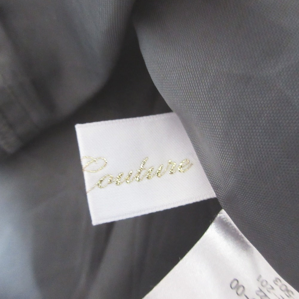 And Couture カラー ブロック フリル カラー ワンピース