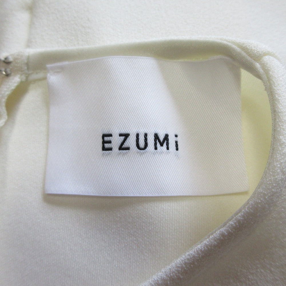 EZUMi パフスリーブ半袖プルオーバーブラウス