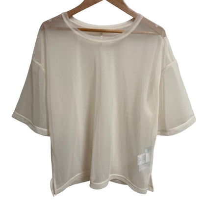 SLOBE IENA オーガンジーショートスリーブTシャツ