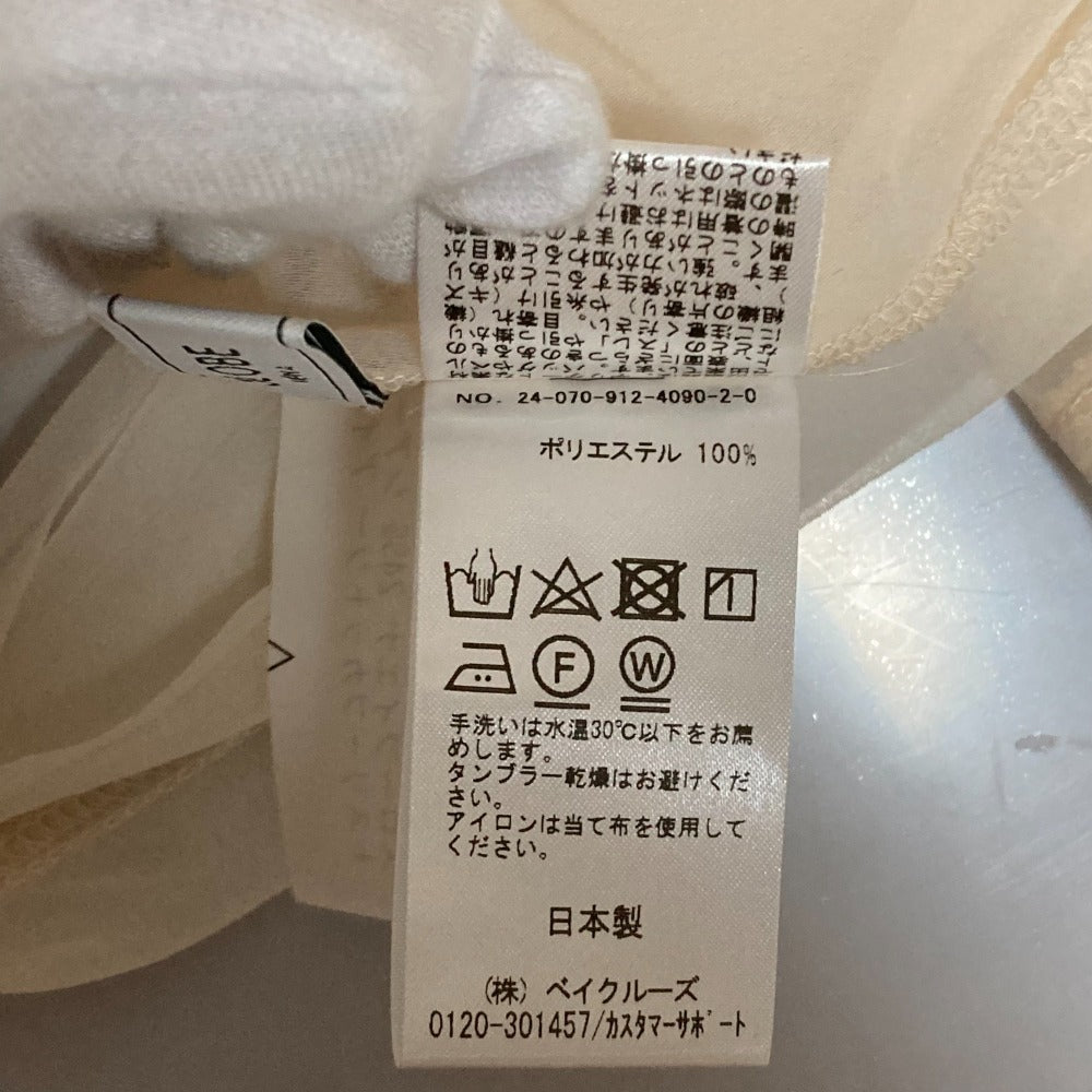 SLOBE IENA オーガンジーショートスリーブTシャツ