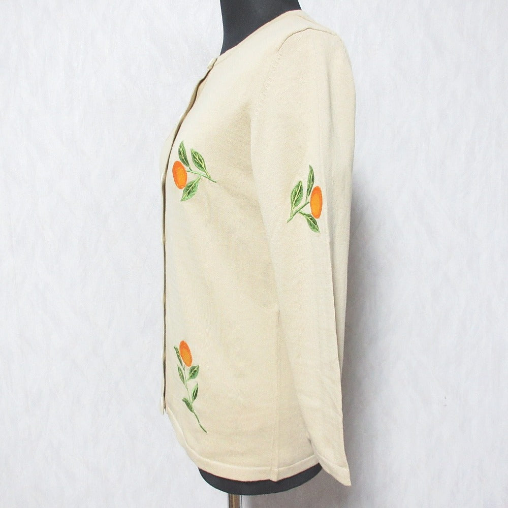 49AV JUNKO SHIMADA ボタニカル刺繍カーディガン