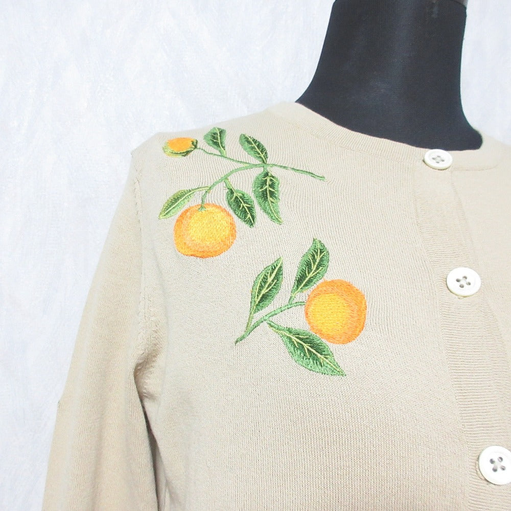 49AV JUNKO SHIMADA ボタニカル刺繍カーディガン