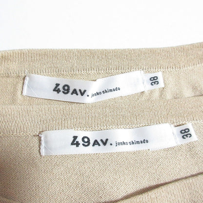 49AV JUNKO SHIMADA ボタニカル刺繍カーディガン
