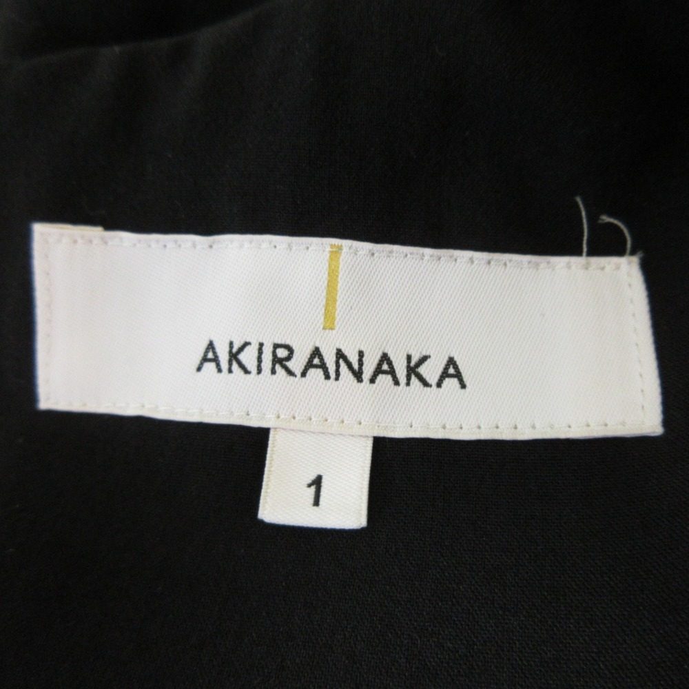 AKIRANAKA ギャザー スリット スリーブ ジャージー ドレス