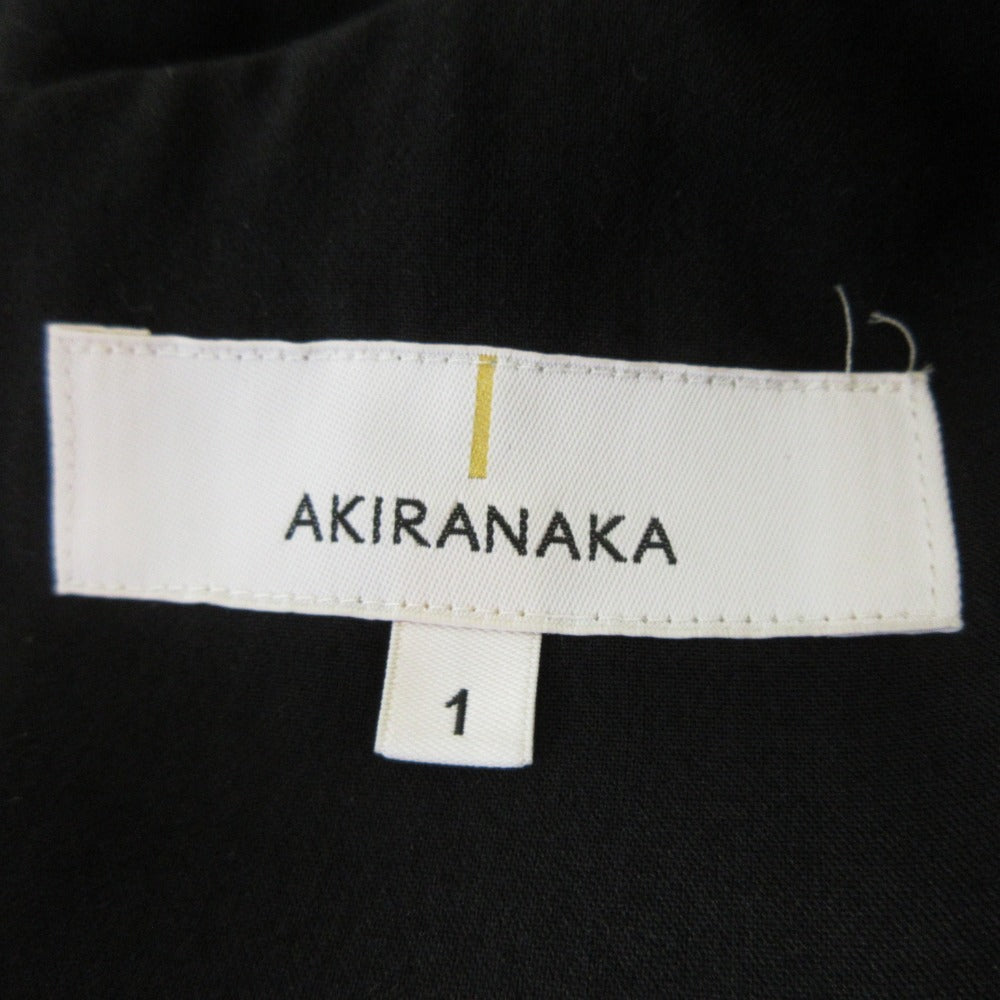 AKIRANAKA ギャザー スリット スリーブ ジャージー ドレス
