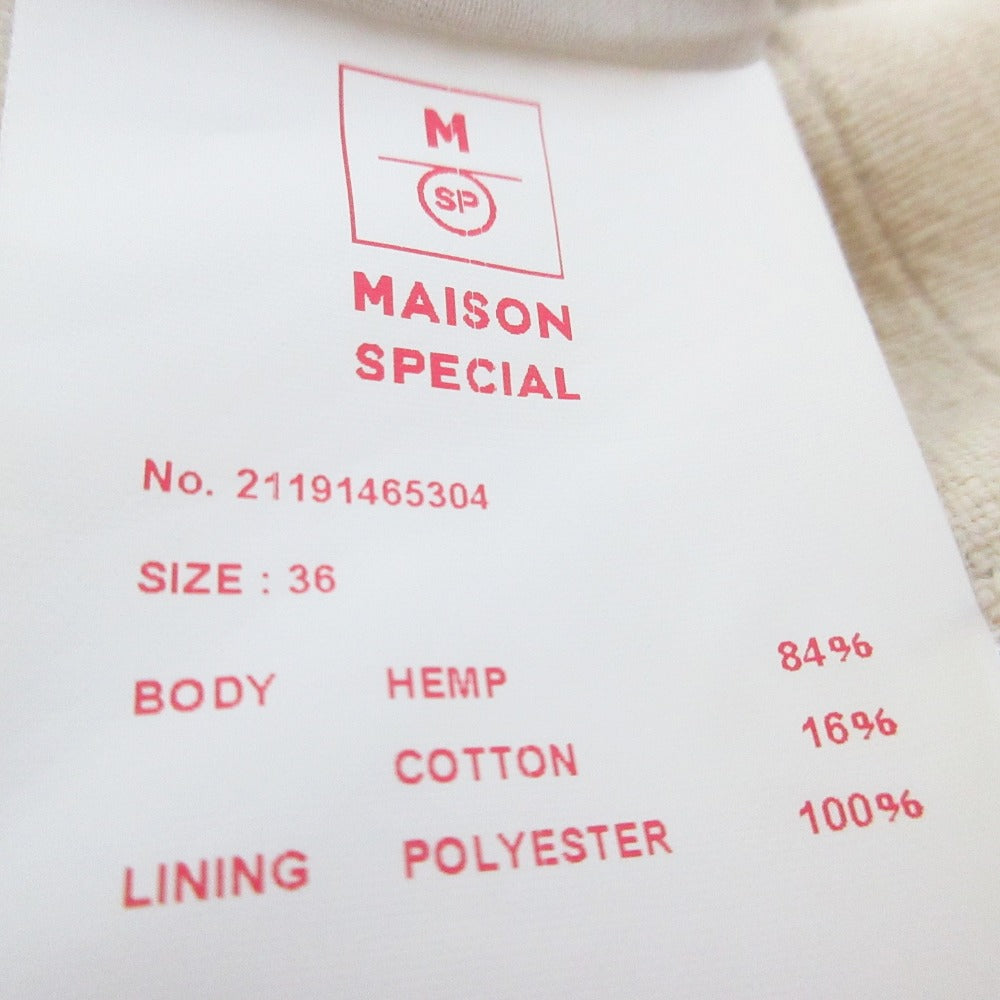 MAISON SPECIAL ヘンプ セットアップ