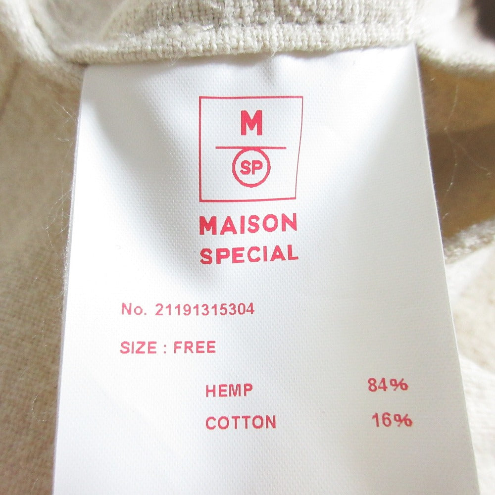 MAISON SPECIAL ヘンプ セットアップ