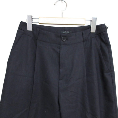 pas de calais コットン リネン テーパード パンツ