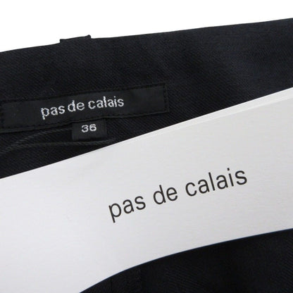 pas de calais コットン リネン テーパード パンツ