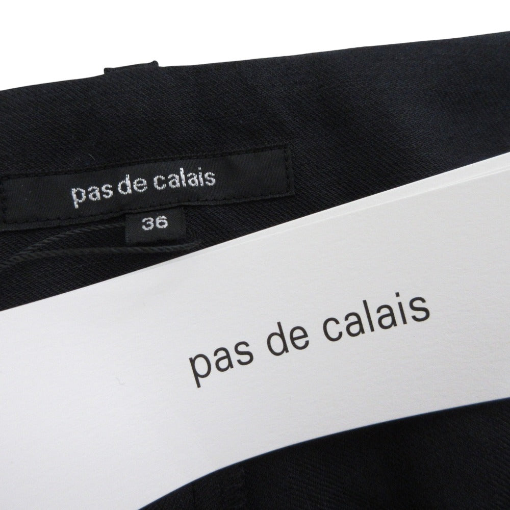 pas de calais コットン リネン テーパード パンツ