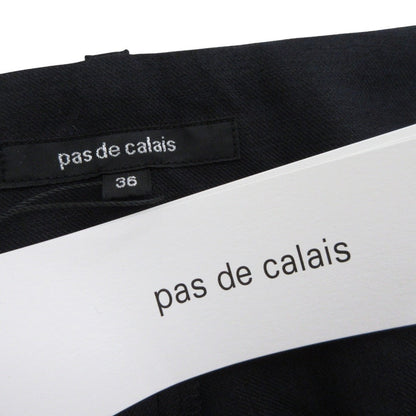 pas de calais コットン リネン テーパード パンツ