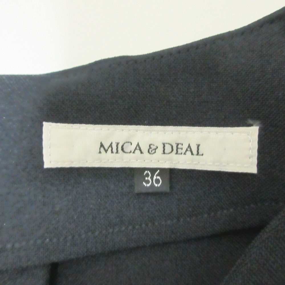 MICA&DEAL Vネック ブラウス 2way セットアップ スカート