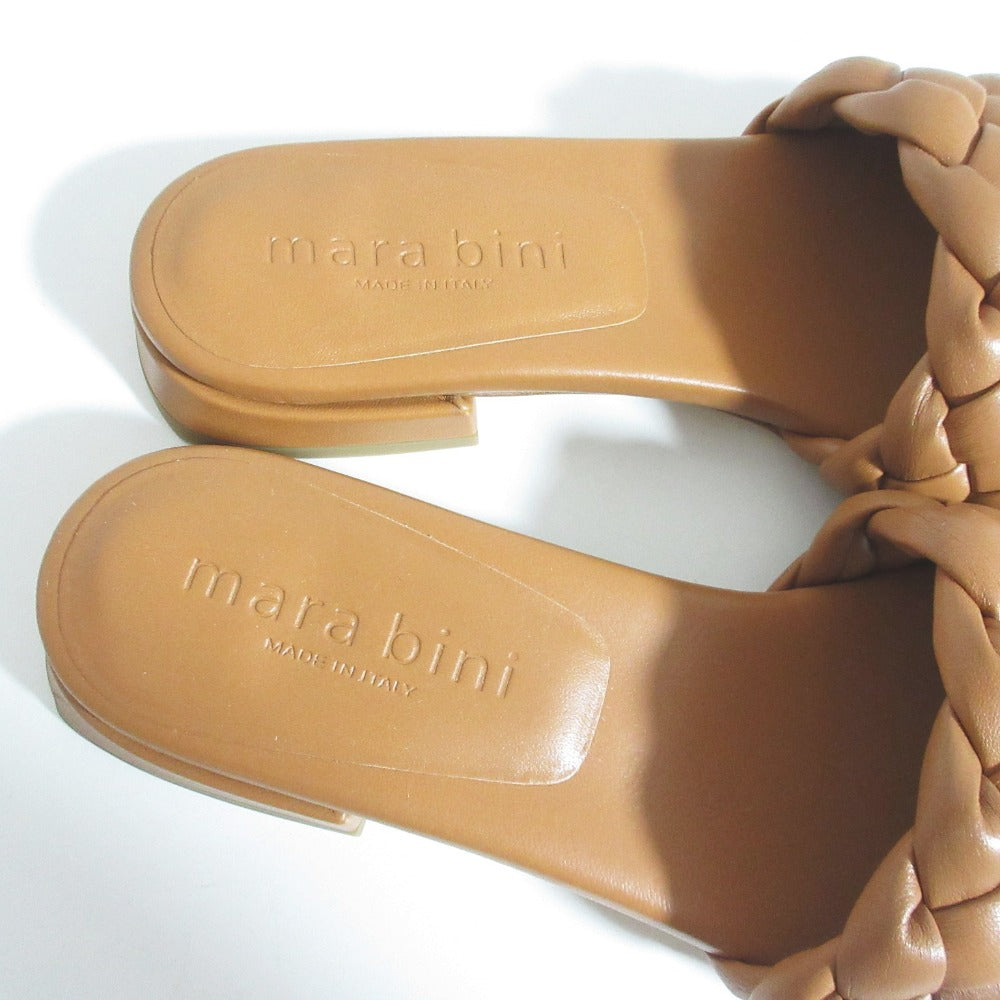 mara bini レザー フラットミュール