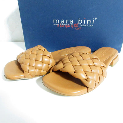 mara bini レザー フラットミュール