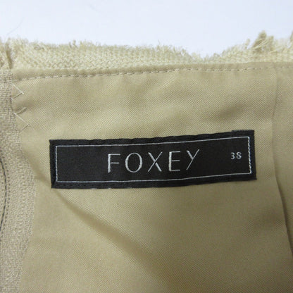 FOXEY シルク リネン ライク ドレス