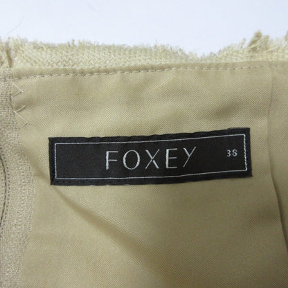 FOXEY シルク リネン ライク ドレス