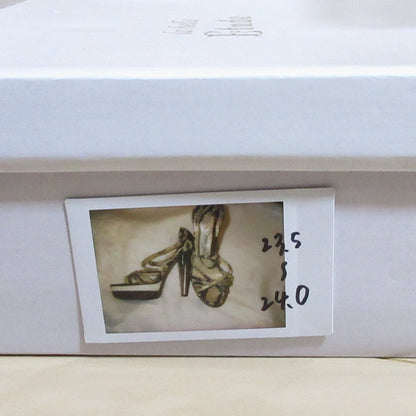 ジミーチュウ パイソン ハイヒールサンダル