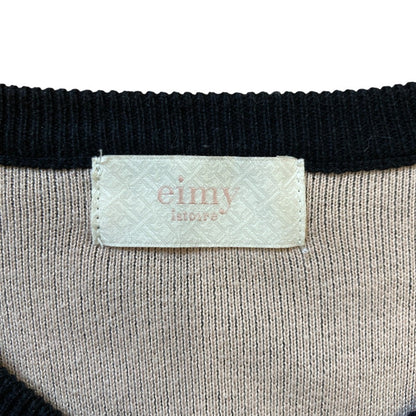 eimy istoire エイミー ロゴ バイカラー ニット プルオーバー