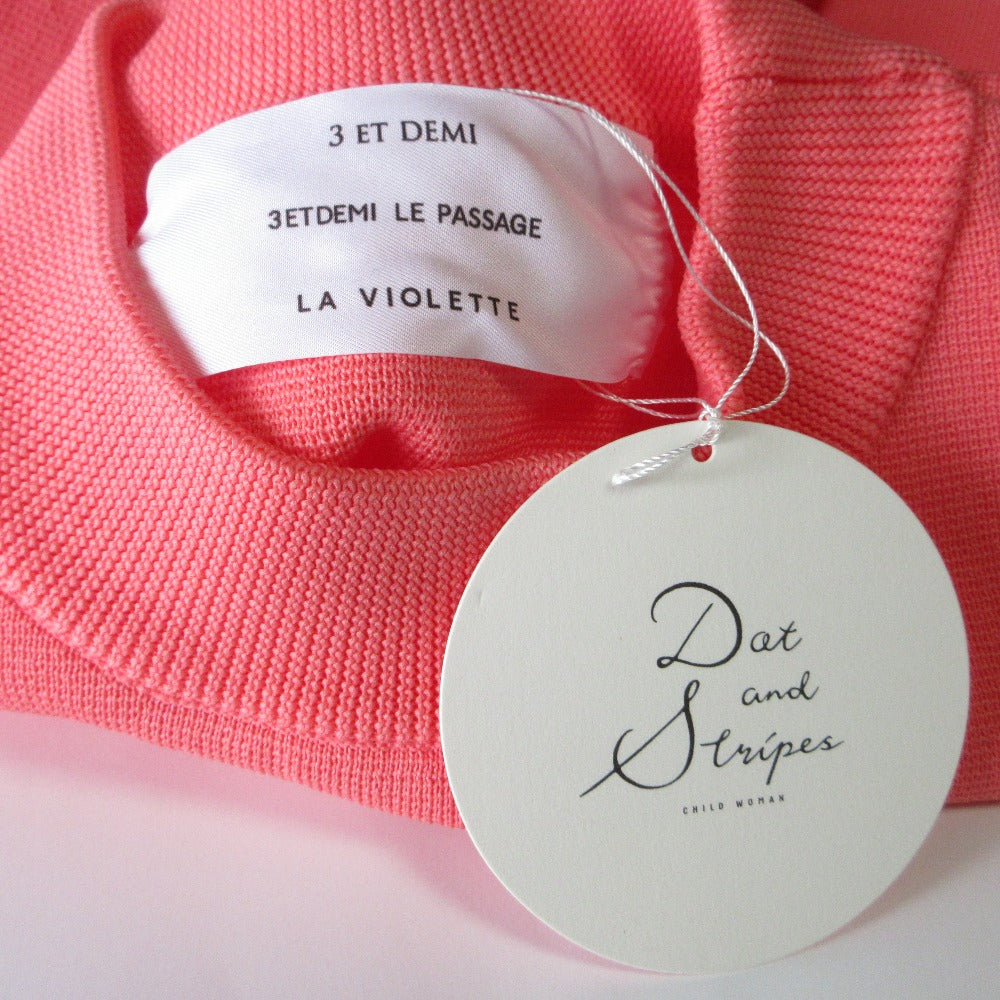 Dot and Stripes CHILD WOMAN AMOSSA ミラノ リブ ドレス