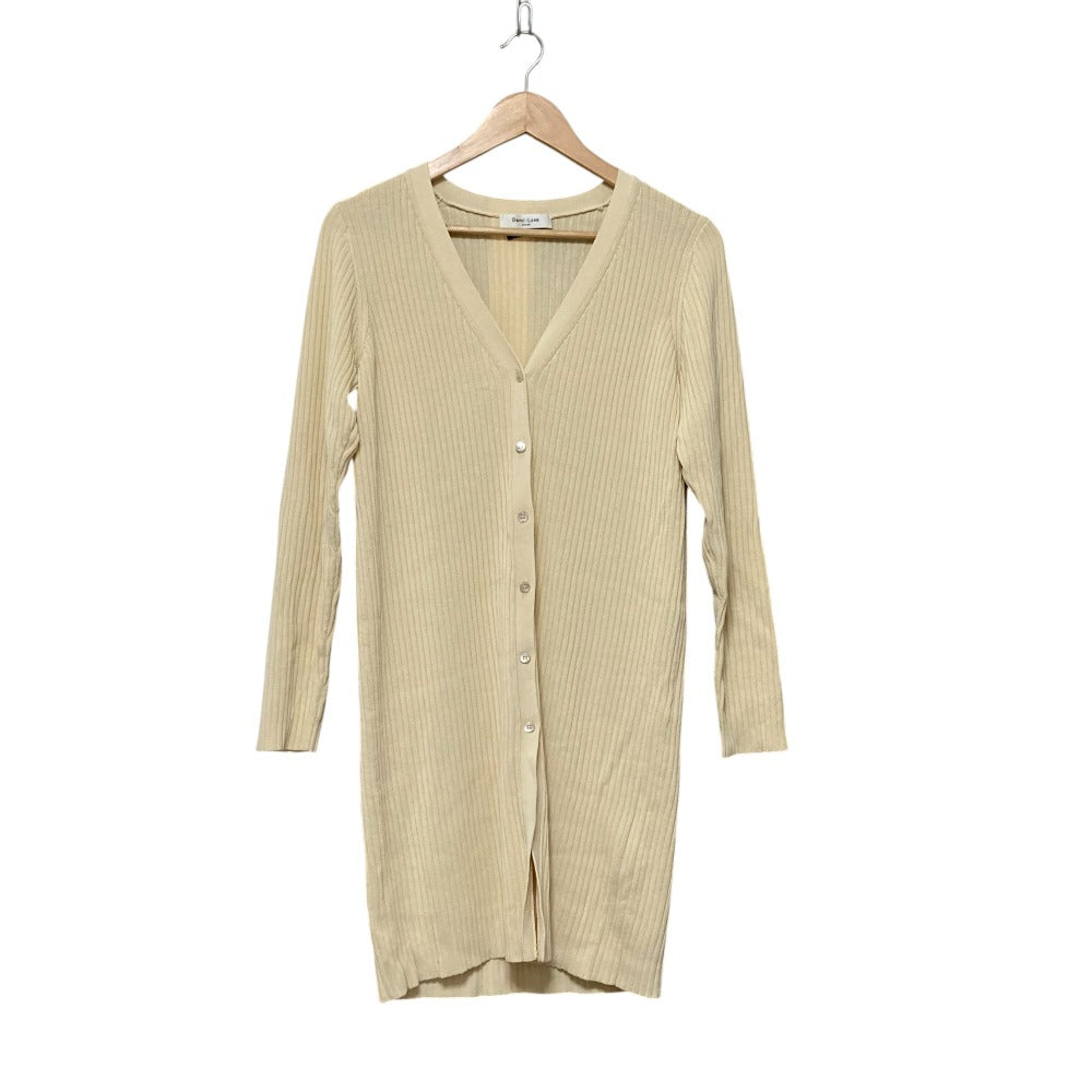 Demi-Luxe BEAMS リブ ニット ロング カーディガン